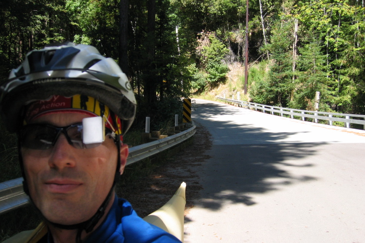 Bill at the bridge over Kings Creek (660ft)