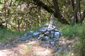 Cairn by the side of Kings Creek Truck Rd. (1400ft)