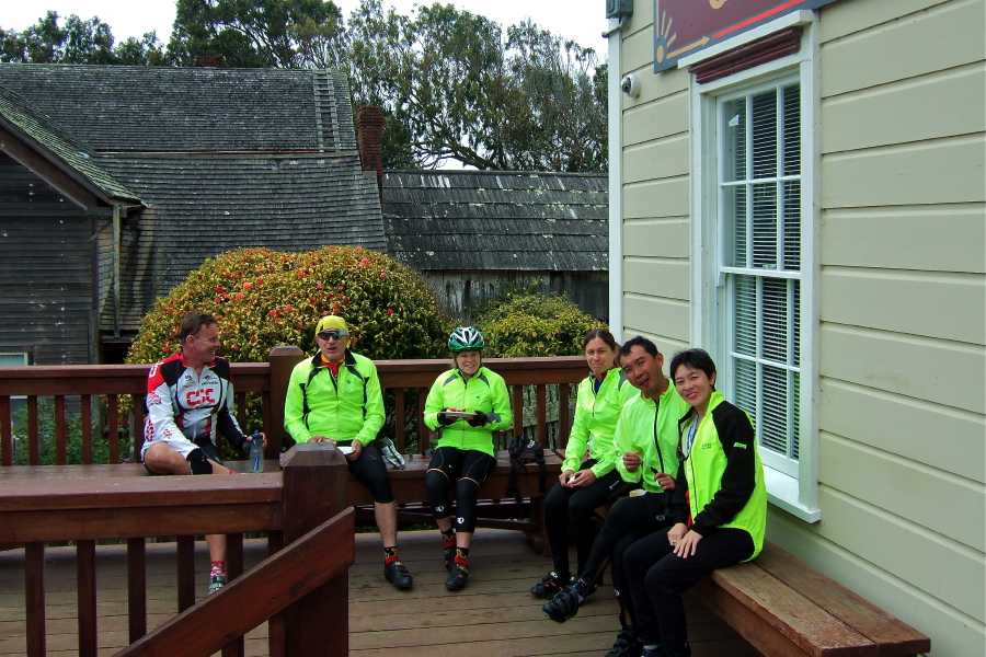 Lunch at Stewarts Point store.
