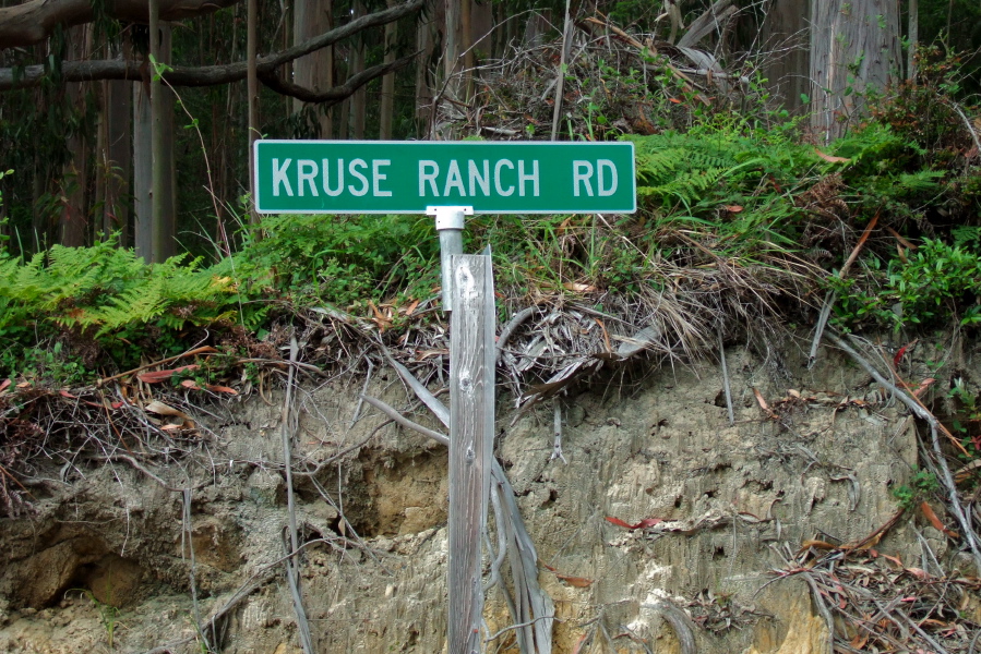 Starting up Kruse Ranch Rd.