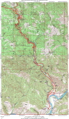 Austin Creek and Cazadero Detail Map