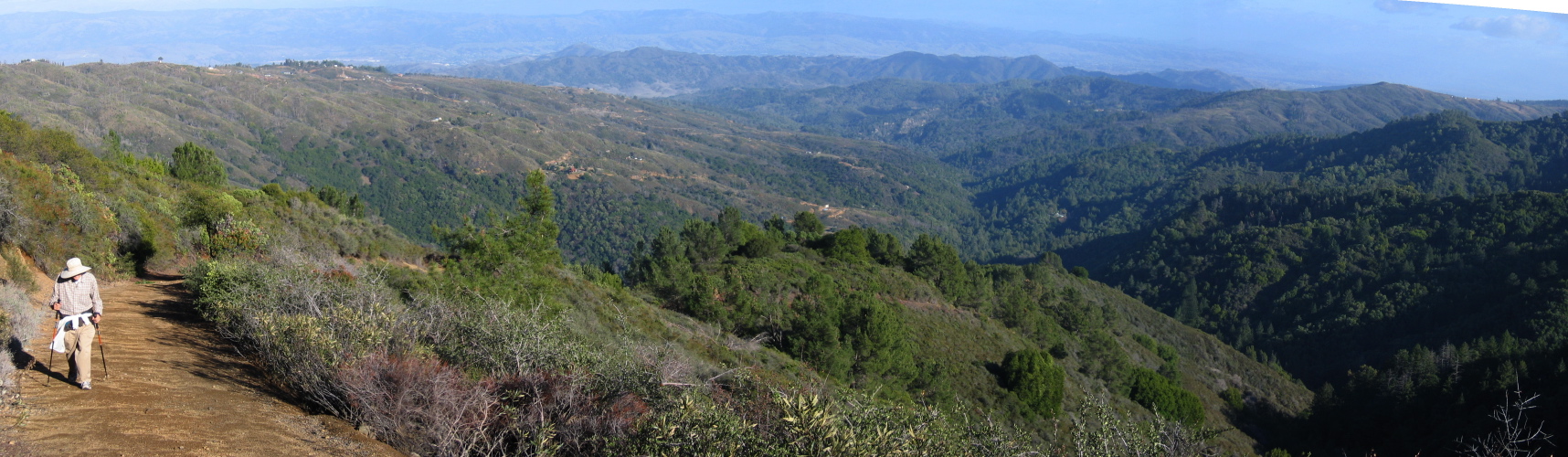 Knibbs Knob Trail Panorama, Uvas County Park