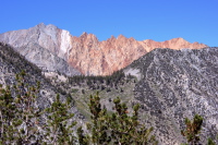 Mt. Emerson (13225ft) and the colorful Piute Crags.