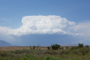 Thunderstorm to the north