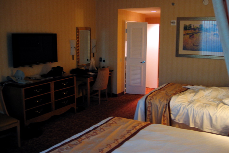Room at the South Coast Hotel, Las Vegas.