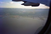 Flying over San Francisco Bay