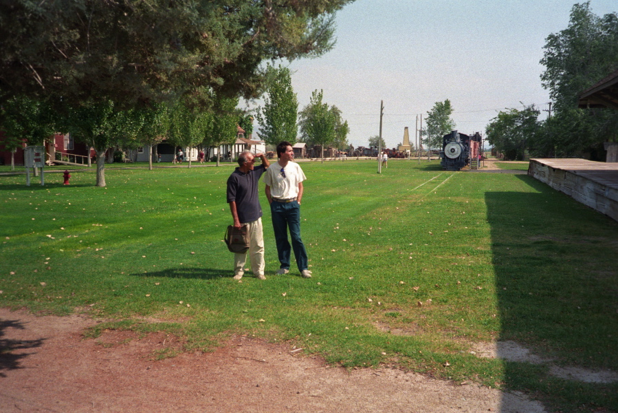 The main square at the museum