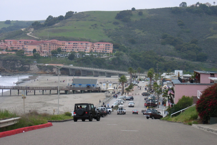 Avila Beach from a nearby hill.