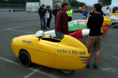 Velomobiles and their owners. (1)