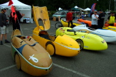 Velomobiles and their owners. (3)