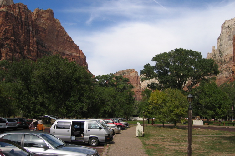 Getting ready to leave Zion.