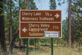 First notice seen on the road of the closure of Cottonwood Road
