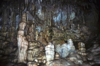 Limestone formations in the Lehman Cave