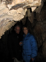 David and Kay in Lehman Cave.