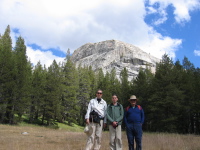 Bill, Zach Kaplan, and Ron Bobb in Tuolumne Meadows (8600ft)