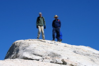 Zach Kaplan and Ron Bobb on Lembert Dome (9450ft)