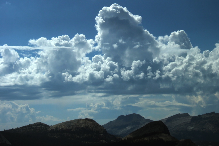 Interesting cloud rising over Mt. Hoffman (10850ft).