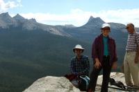 Frank, Stella, and David on Lembert Dome (9450ft)
