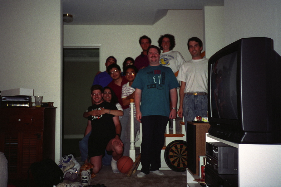 Group Photo at Joel Sisk's apartment.