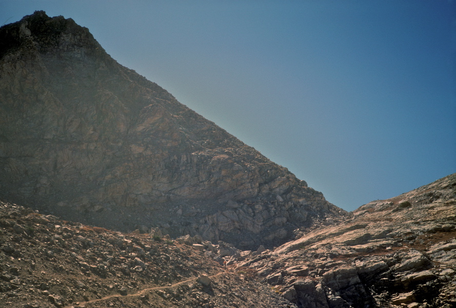 The trail to Liberty Pass (10450ft)