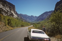 On our way up Lamoille Canyon in the Ruby Mountains