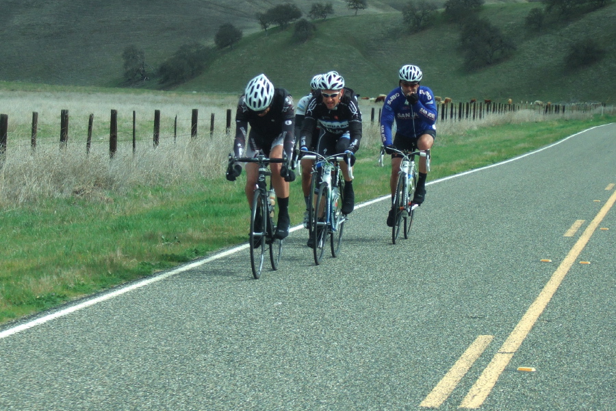 Team Hollister Turbo Donkeys northbound through Peachtree Valley