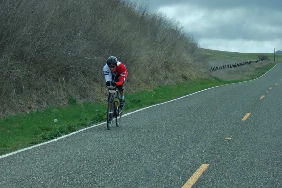 Brad Ford on the return half through Peachtree Valley.