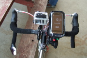 Go-Pro and Android ebike computer display