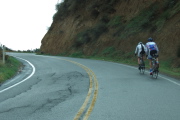 Team Clark motors uphill into Rabbit Valley.