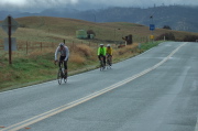 100k riders climb out of Bitterwater Valley.