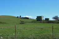 Idle oil extraction equipment at the head of Bitterwater Valley