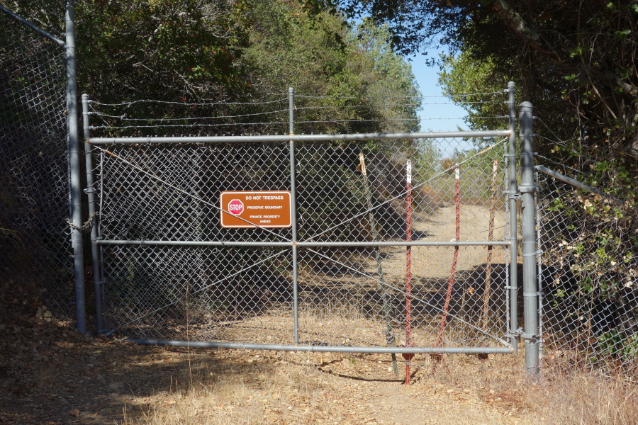 End of Loma Vista Trail