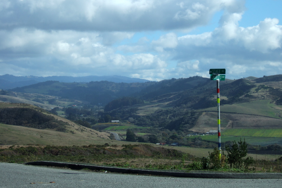 View over San Gregorio from CA1