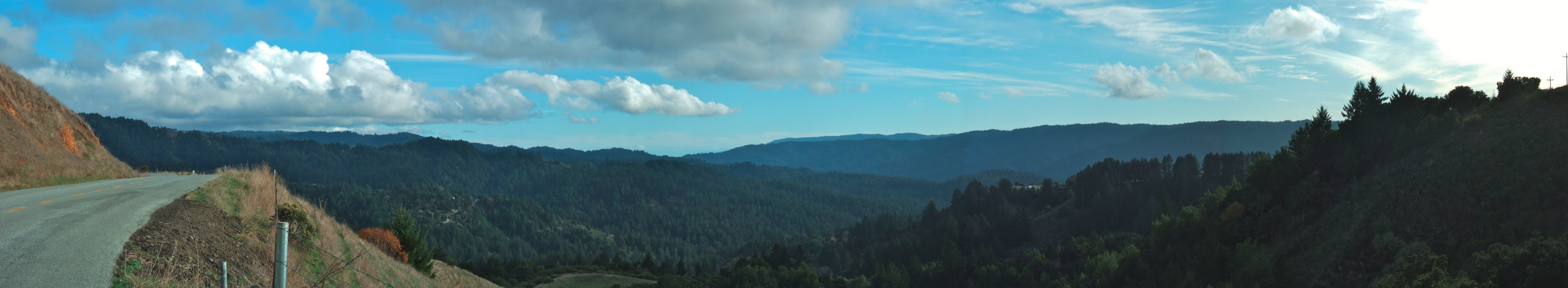 Alpine Road panorama