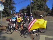 Group photo at the top of Marin
