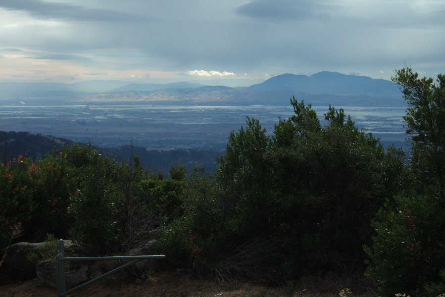 Mt. Diablo, Contra Costa Hills, and Suisun Bay from Mt. Vaca (2819ft)