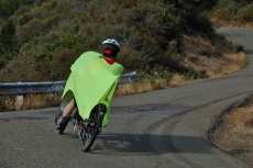 Bill rounds one of the hairpin curves. (2)