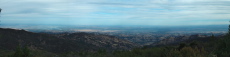 Panorama to the east of Mt. Vaca