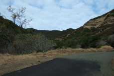 Climbing into upper Mix Canyon