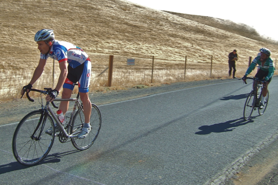 Andy Crews (front) and James Porter