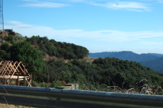 View back to the dirt road through El Sereno Open Space