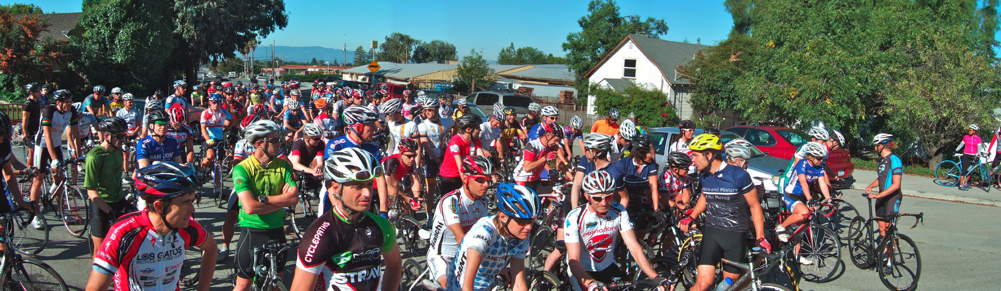 Sierra Road Start, whole bunch