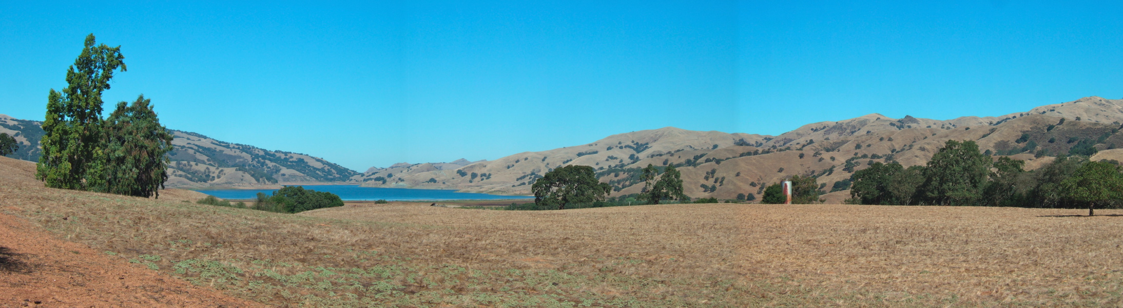 Calaveras Reservoir from Marsh Road