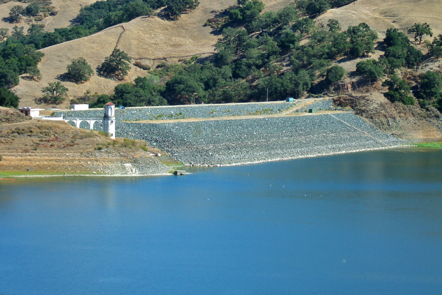 Calaveras Dam before the rebuild