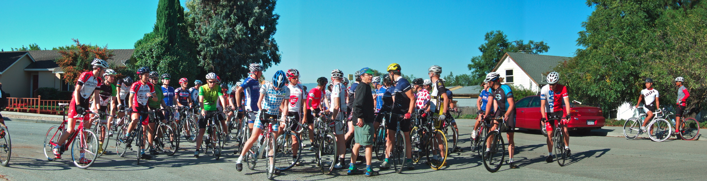 Sierra Road Start, front line