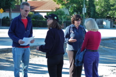 Volunteers hard at work.