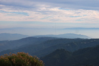 View south from Loma Prieta (3770ft)