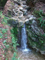 Los Trancos Creek waterfall