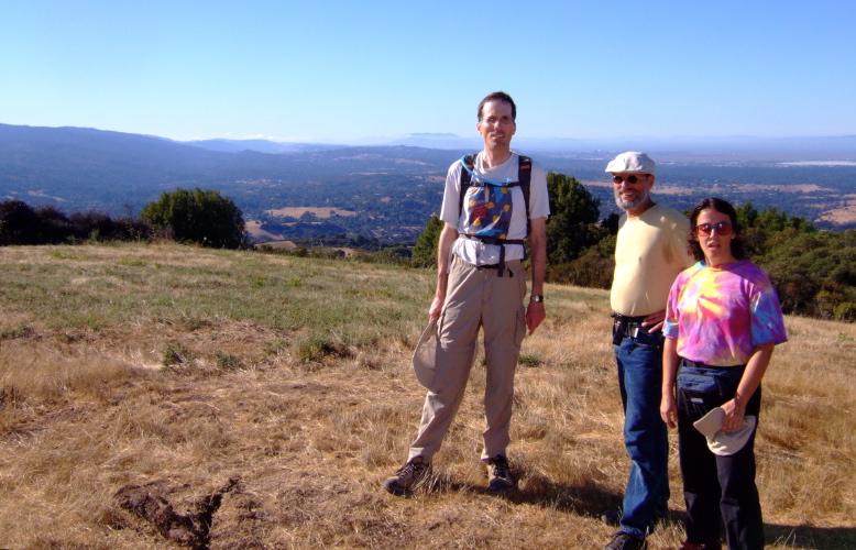 Enjoying the view on Trappers Ridge.