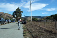 Bill Laven of Potrero Nuevo Farm (and The Bike Hut) waits for the race to start.